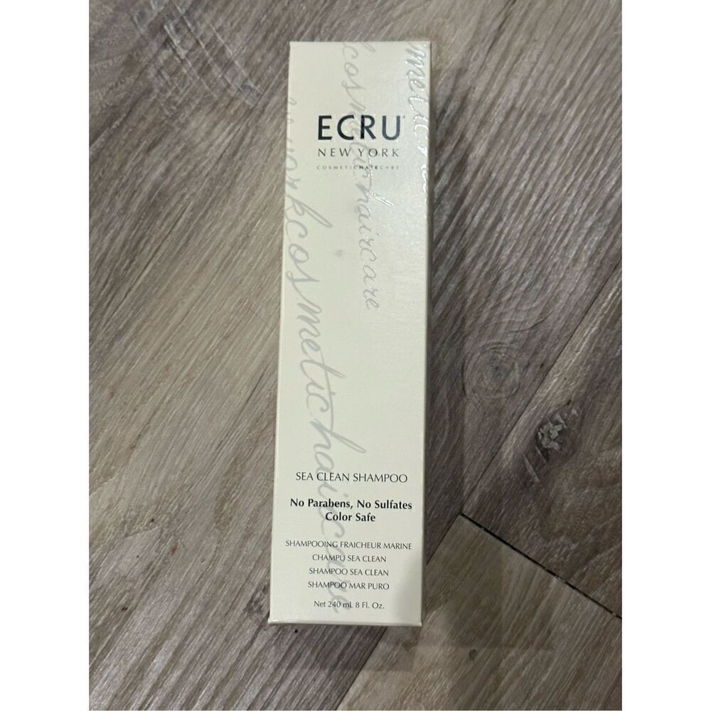 Ecru NEW IN BOX 2 (TWO) Sea Clean Shampoos full size (8 oz) no sulfates no parab - Picture 2 of 8